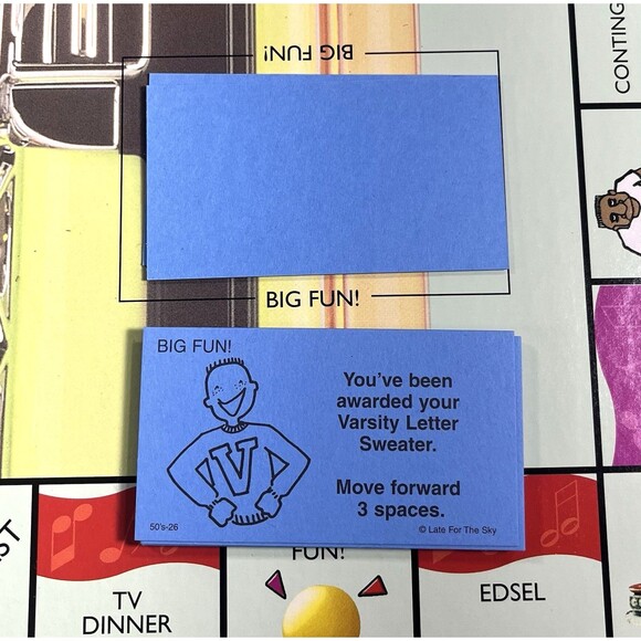 The 50's Board Game Monopoly Style Late For The Sky Complete - Picture 4 of 11
